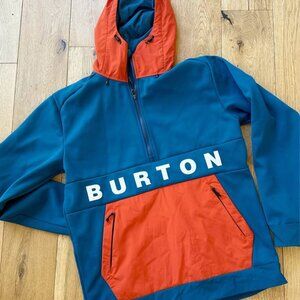 NWOT Burton x Fat Tire Men’s Pullover Anorak Jacket – Size Large